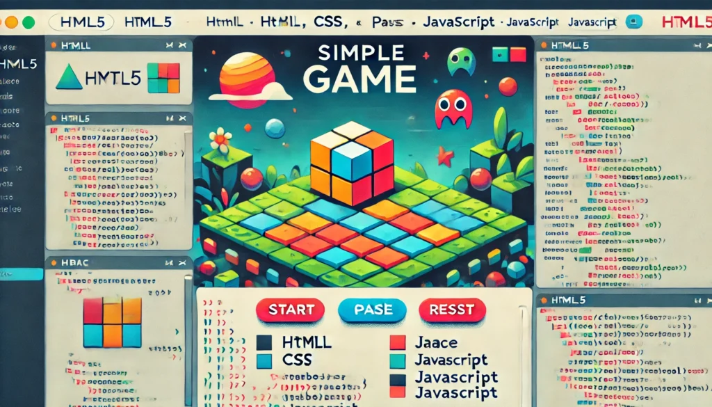 HTML5 Simple Game Website Source Code with HTML, CSS, and JavaScript