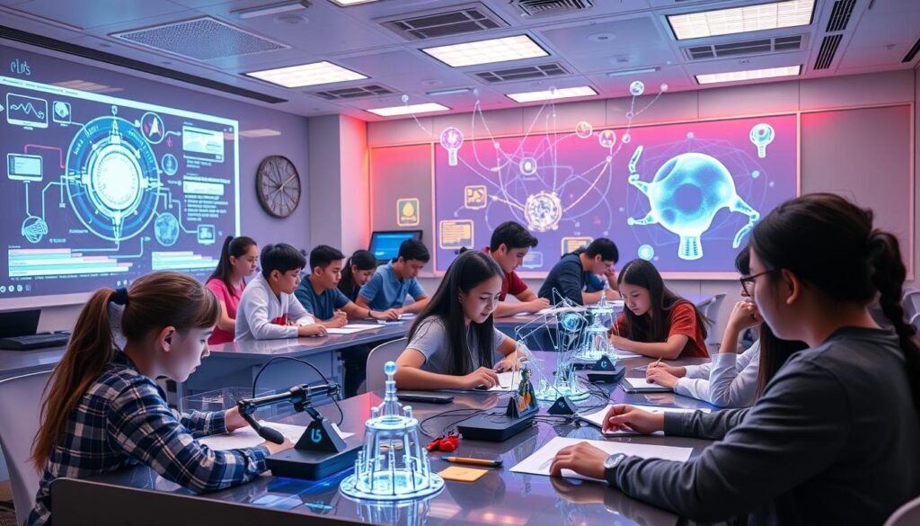 Artificial intelligence and machine learning examples for students